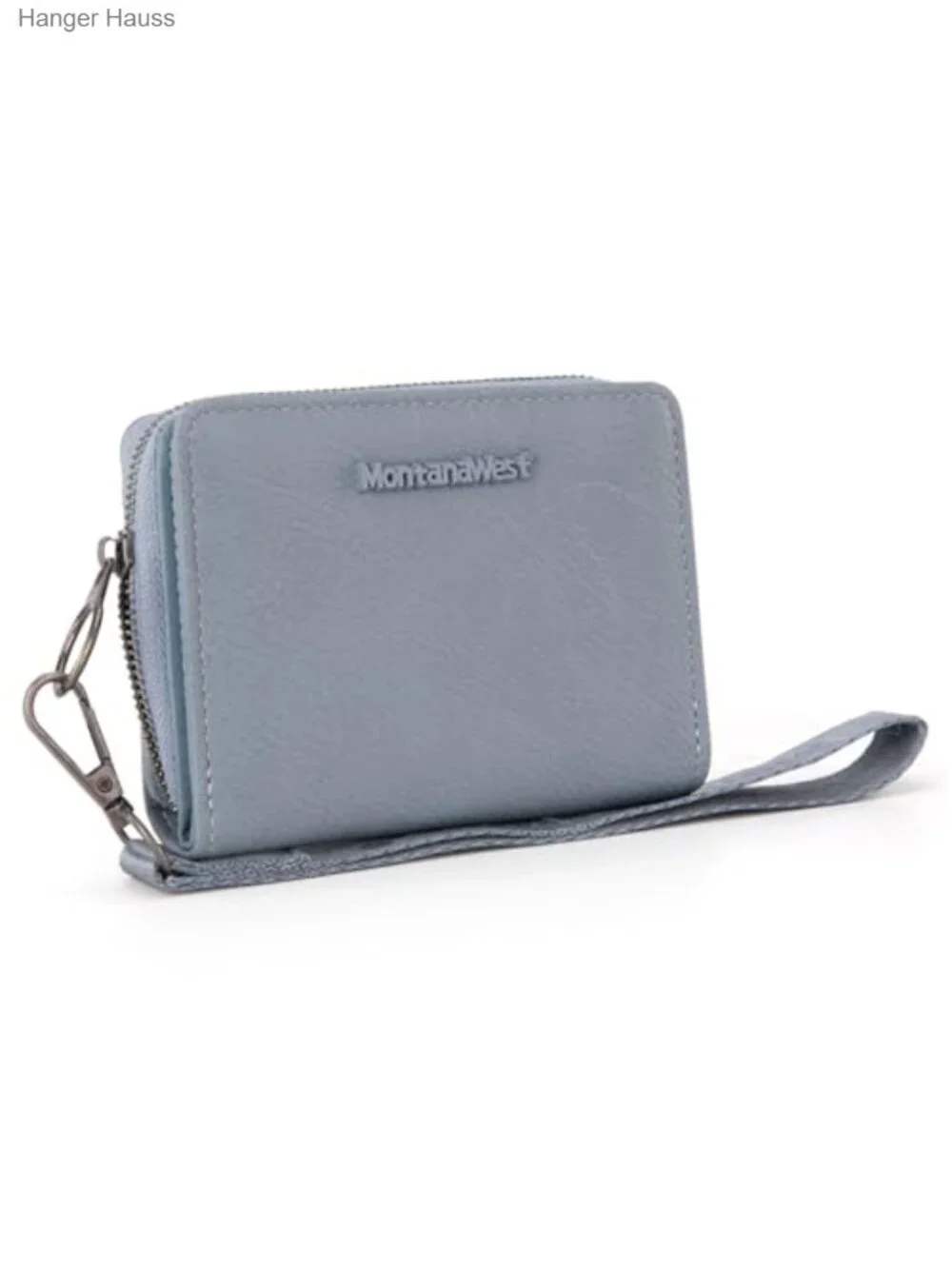 Women's Small Wallet with Detachable Wristlet RFID Blocking Faux Leather